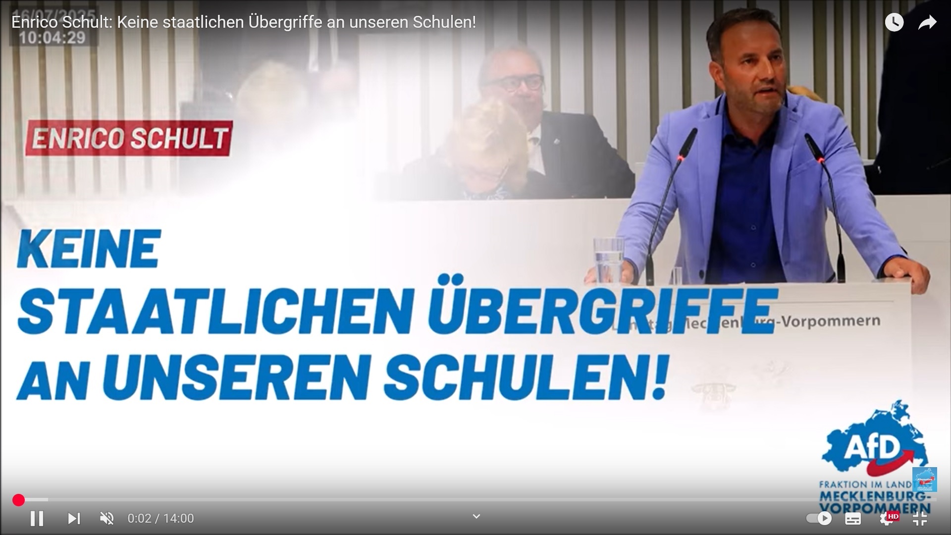 Enrico Schult: Keine staatlichen Übergriffe an unseren Schulen!