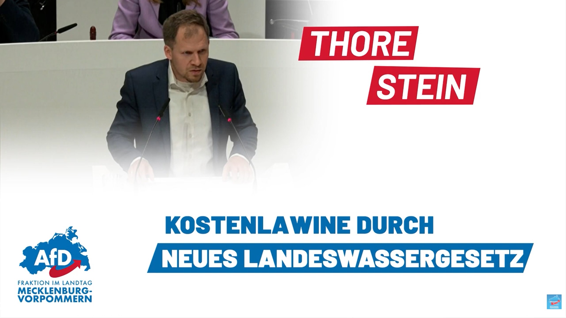 Thore Stein: Kostenlawine durch neues Landeswassergesetz