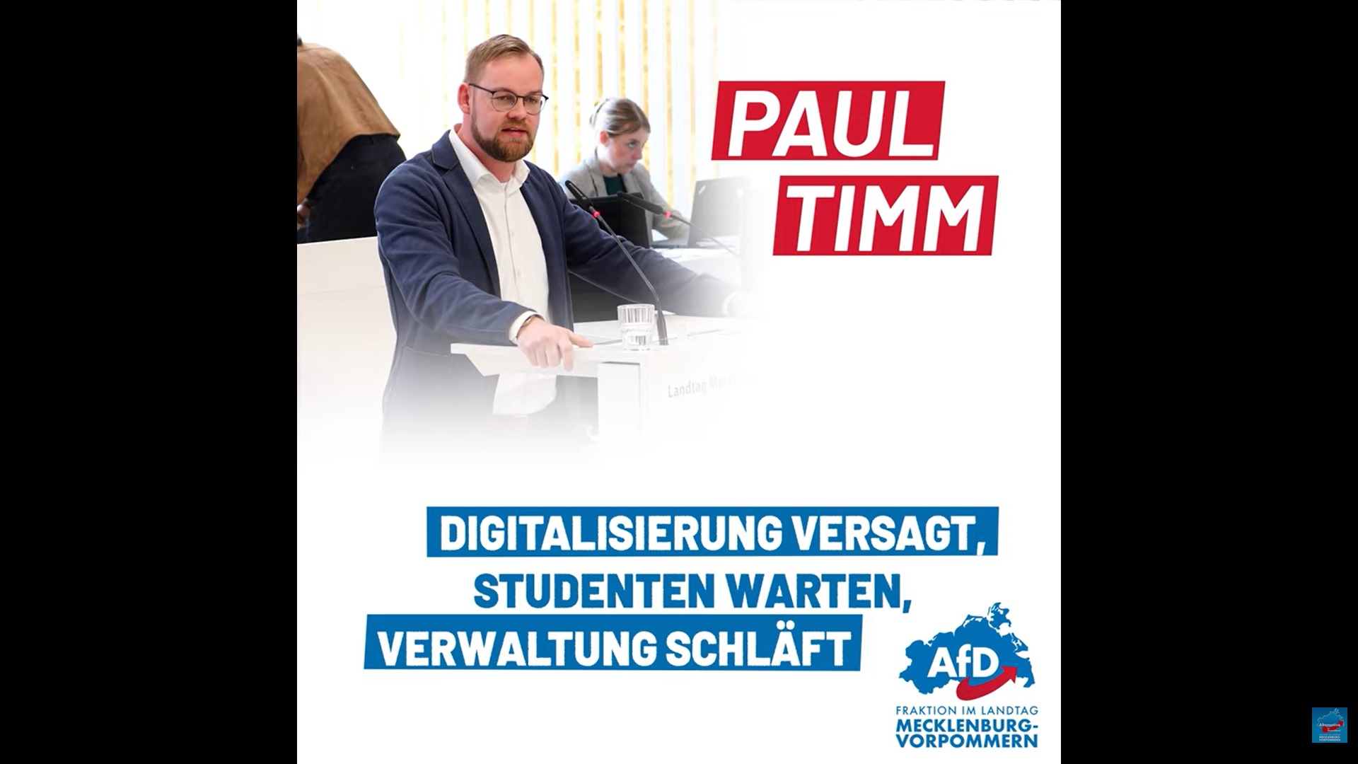 Paul Timm: Digitalisierung versagt, Studenten warten, Verwaltung schläft